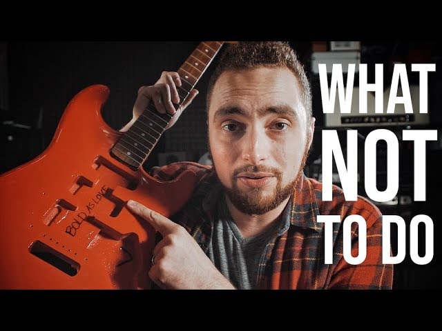 10 COMMON MISTAKES Beginner Guitarists Make