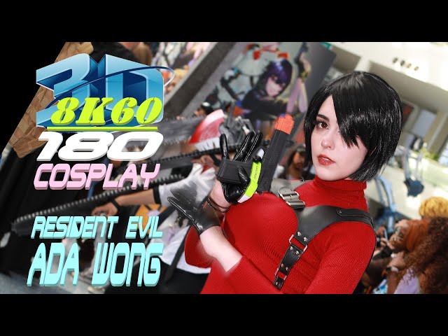 VR180, 3D, Ada Wong, Resident Evil, Cosplay, AX2023, エイダ・ウォン, バイオハザード, コスプレ, 8K60FPS 3DVR