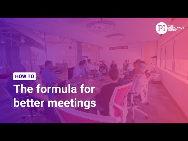 How to run effective team meetings