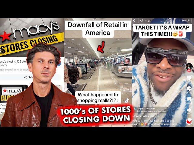 The Death of Retail Stores in America......