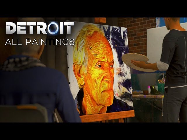 Detroit: Become Human - All Paintings by Markus (ANDROIDS/HUMANITY/IDENTITY)