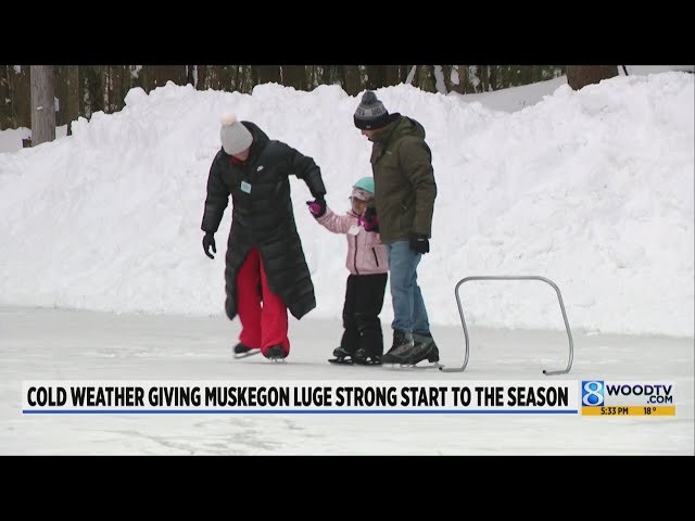 Blast of winter weather a boon for Muskegon Luge Park