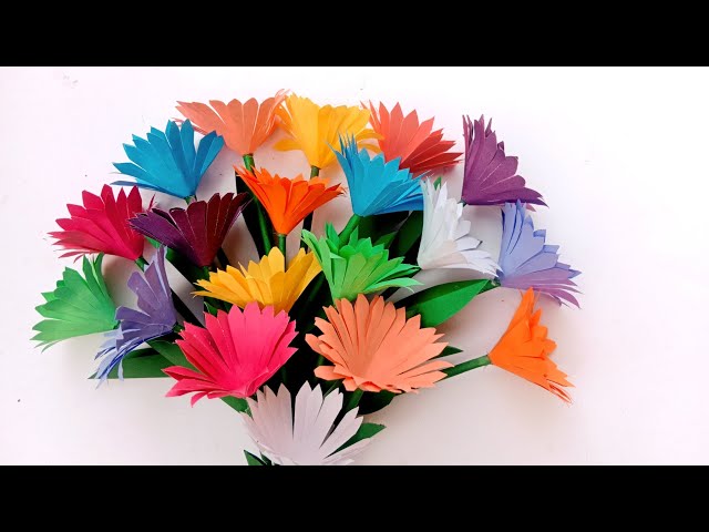 DIY Room Decor ideas | Home Decor | How to make paper flower step by step