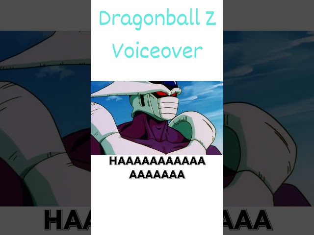 Dragonball Z Voiceover 😂 #edit #dragonball #voiceover