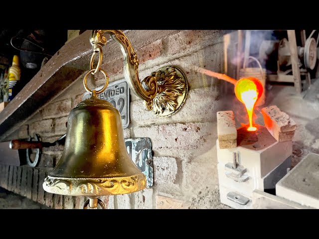 Bronze bell casting process | Fabricación de campanas en bronce