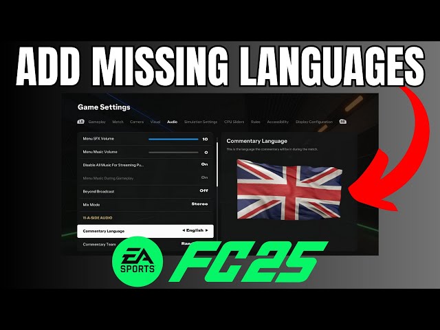 EA FC 25: How to Change Commentary Language (100% WORKING)