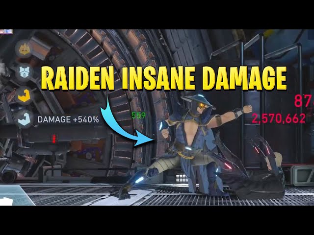 Raiden Does Crazy Damage | Rise OF Krypton | Heroic 7 | Solo Raids | Injustice 2 Mobile