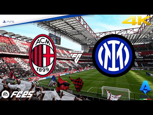 Milan vs Inter | Serie A | EA FC 25 | PS5™ 4K HD