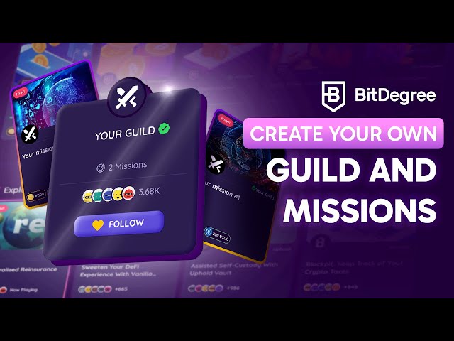 Guild and Mission Creation Made Simple | BitDegree Tutorial