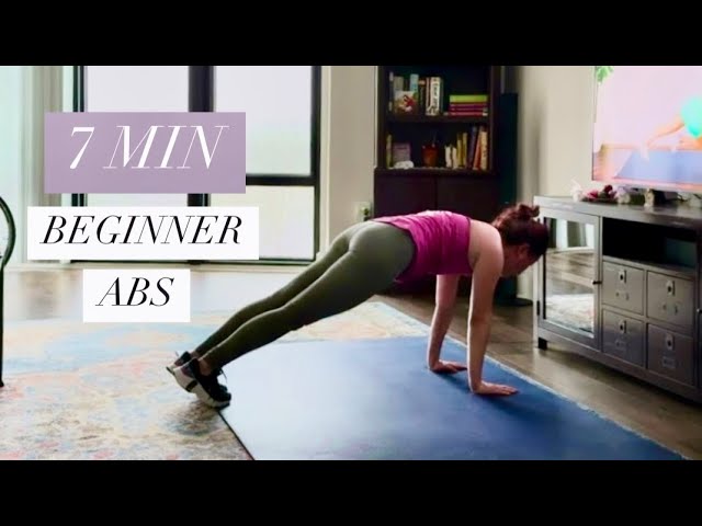 7 MIN ABS FOR BEGINNERS (no equipment)