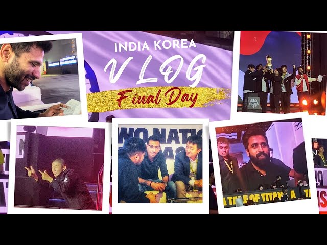 Meeting the LEGENDS - Yuzvendra Chahal, Ghatak & Scout Bhai ❤️ India Korea Finals VLOG #GameXnews 🔥