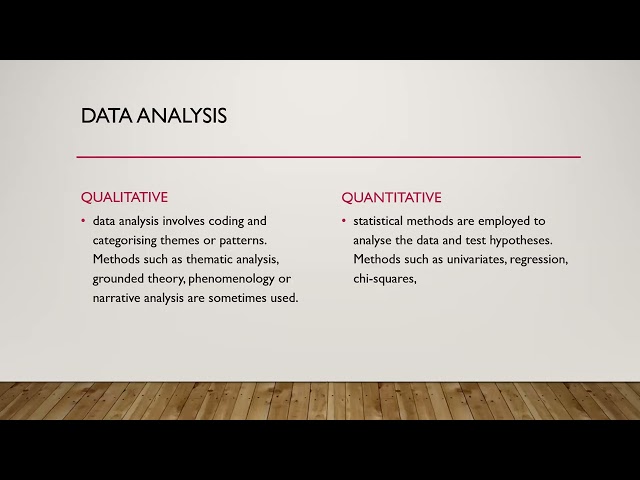 Qualitative Research for Quantitative Researchers