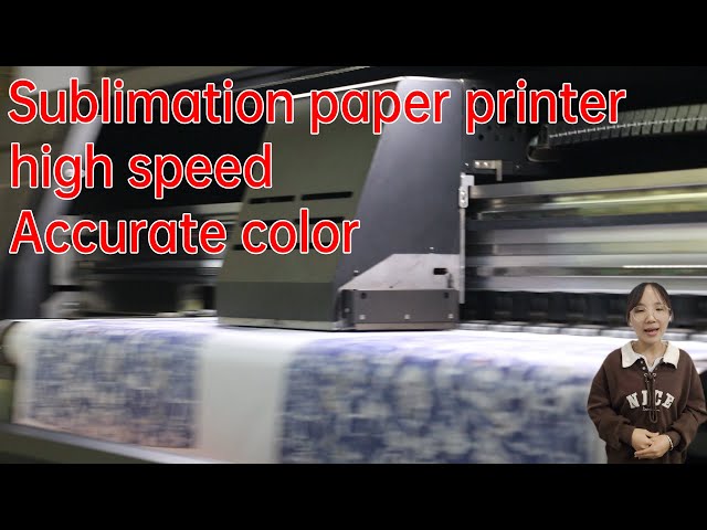 Sublimation Paper Printing Technology: 8-Color High-Speed Digital Printer