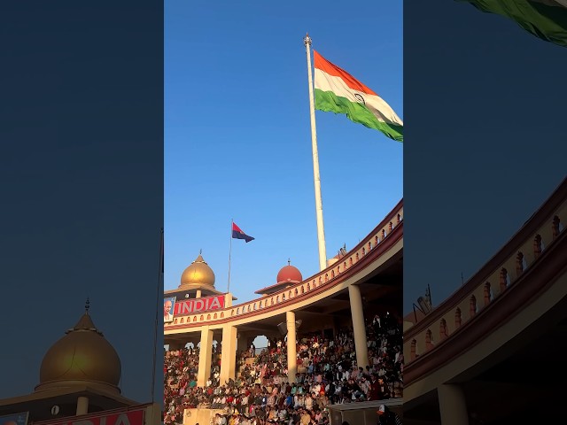 Wagah-Attari Border Parade Ceremony 🇮🇳 #trending #shortsfeed #shortsviral #soldier #indianarmy