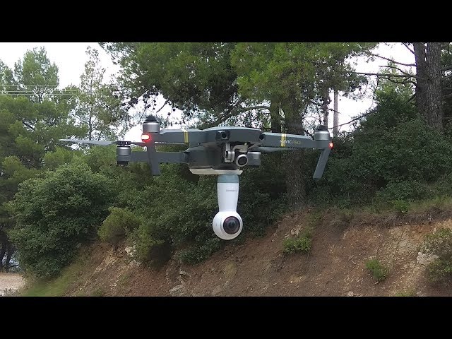 Dji Mavic Pro & Samsung Gear 360ᵒ fly together 4K