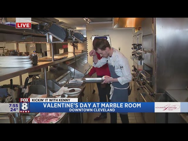 Kenny heads to the Marble Room kitchen to see what's cooking for Valentine's Day