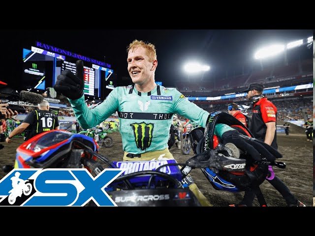 Supercross Round #5 250SX Highlights | Tampa, FL Raymond James Stadium | Feb 8, 2025