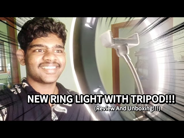 My New Ring Light with Tripod: Review and Unboxing!!!