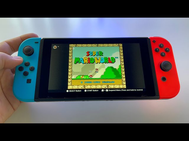 Super Mario World SNES | Nintendo Switch handheld gameplay