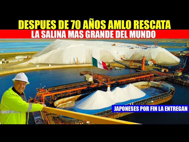 🇯🇵🇲🇽Japoneses no la querían entregar, Mexico logra rescatar LA SALINA MAS GRANDE DEL MUNDO