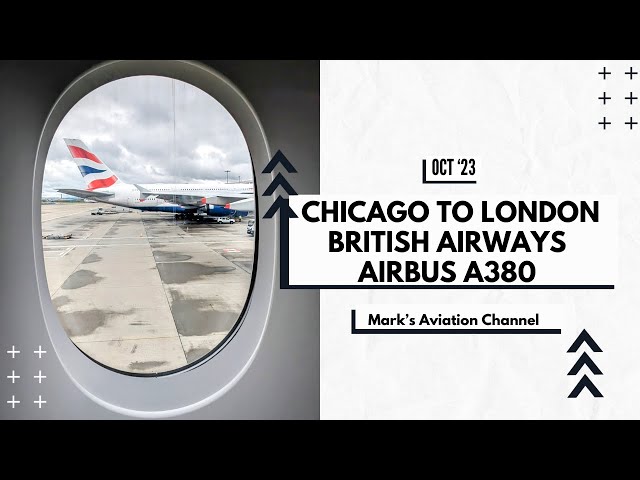 British Airways flight from Chicago (ORD) to London (LHR)