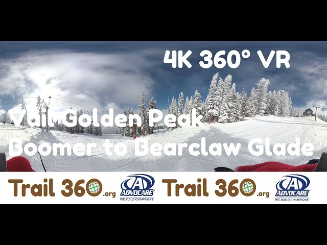 Vail Golden Peak Boomer to Bearclaw Glade-Trail 360