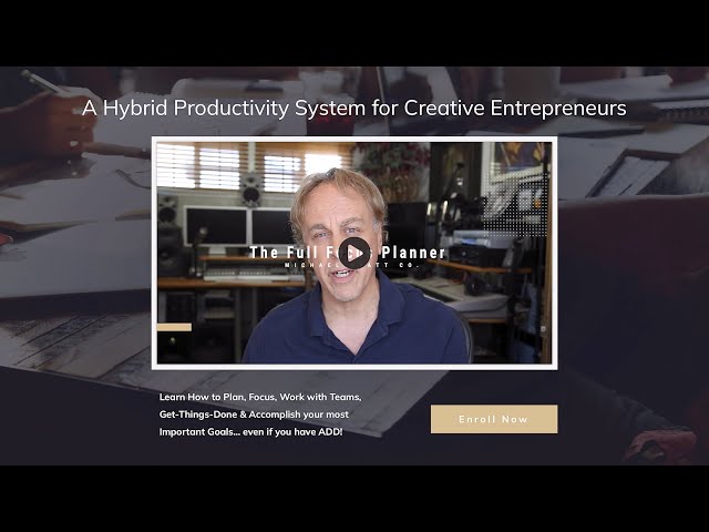 Productivity for Creative Entrepreneurs