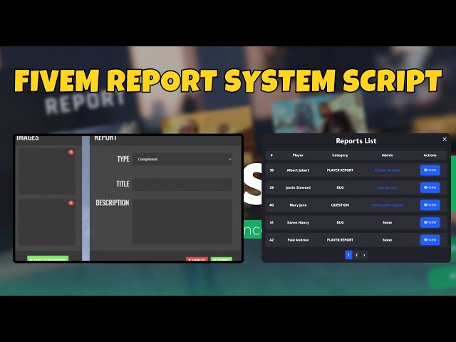 fivem report system script | FiveM Scripting | FiveM Script Shop | GTA 5