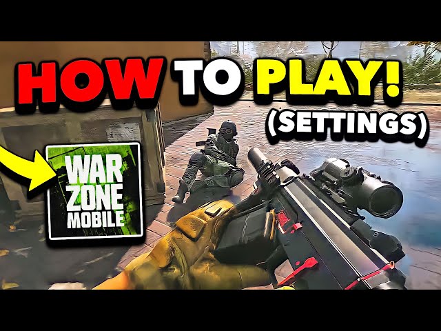 HOW TO PLAY WARZONE MOBILE! FULL MATCH + SETTINGS! (High Graphics Gameplay)