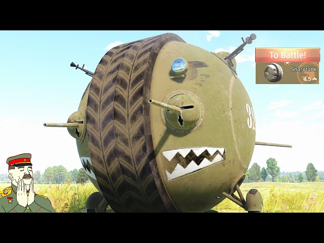 Soviet Ball Tank "Sharotank"  in War Thunder!!!