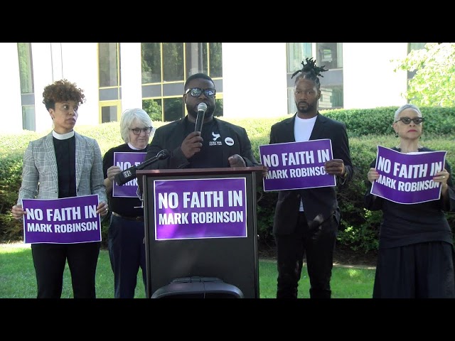 "No Faith in Robinson": Faith Leaders Reject Mark Robinson - Raleigh, NC