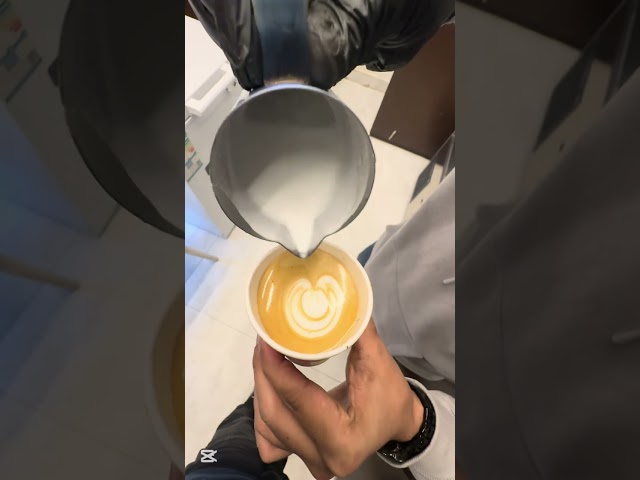 Specialty coffee | Latte Art | Barista Skills | Two Latte Art tulip & Heart ❤️ |