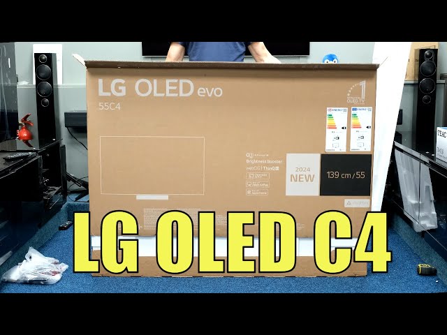 LG OLED C4 Unboxing, Setup, TV and 4K Demo Videos