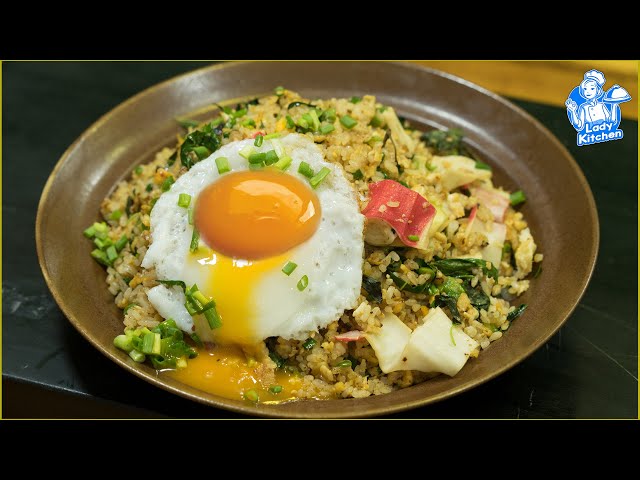 Free Time Mixed Rice With Imitation Crab Meat Spicy Food [ ASRM ] Cooking By Lady Kitchen