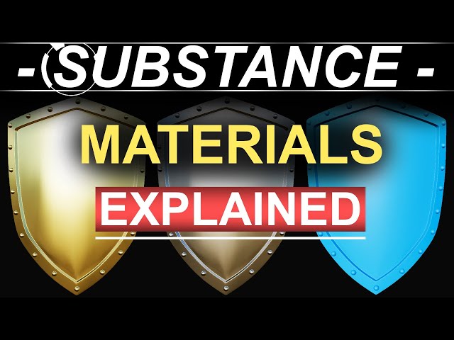 Substance Painter - Basic Materials (EXPLAINED)