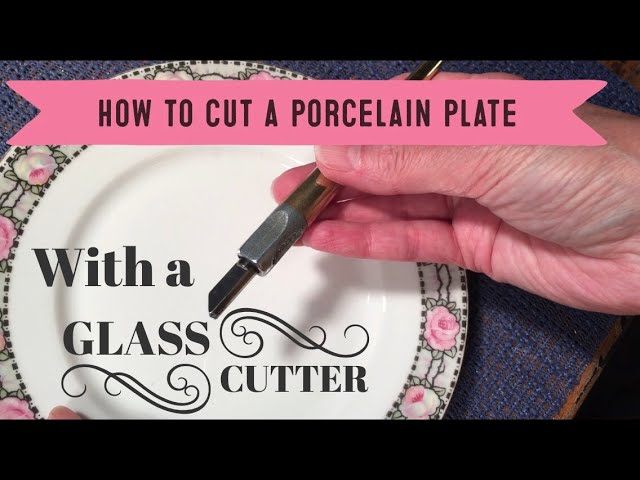 How To Cut A Porcelain Plate For Jewelry Or Mosaics