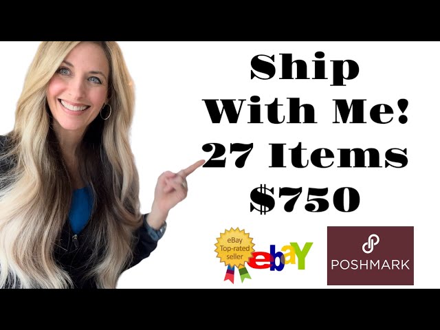 Ship with Me! What Sold & How Much Gross & Profit Did I Make Reselling on Ebay & Poshmark in 1 Week