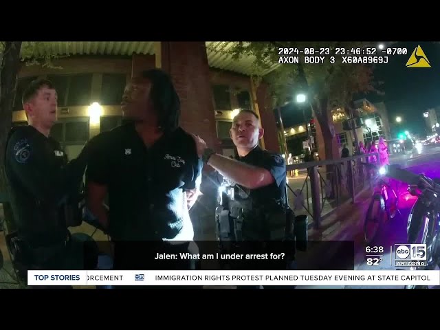 New video shows Chicago police officer arrested for squealing tires by Tempe PD