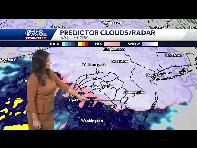 Impact: Snow, To Mix, Then Rain Today for South-Central PA