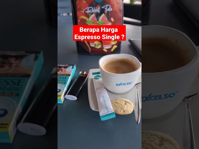 Ini Dia Harga Espresso Single Shot Excelso Coffee di Bali #coffee #espresso #morning #indonesia