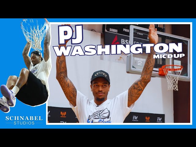 PJ Washington Mic'd Up | Schnabel Studios