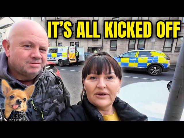 POLICE ENCOUNTERS - IT ALL KICKED OFF in SCOTLAND