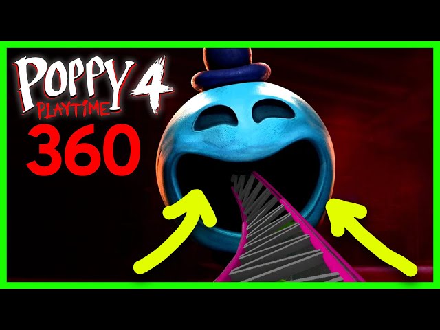 Poppy Playtime 4 x Freddy Fazbear // Best 360 Roller Coaster