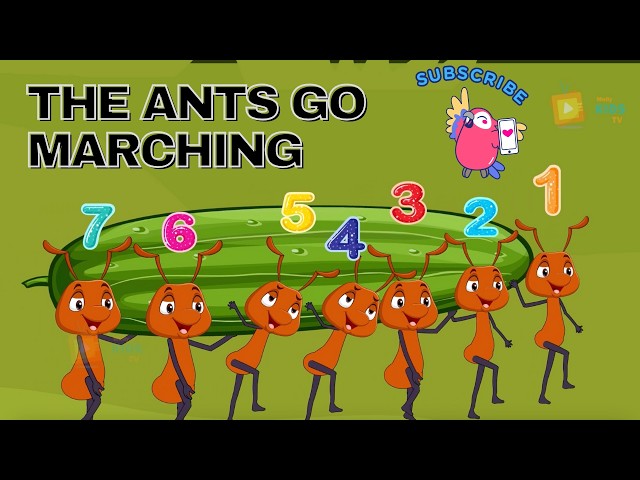 The Ants Go Marching | MellyKidsTv Nursery Rhymes & Kids Songs | #mellykidstv #englishrhymes #rhymes