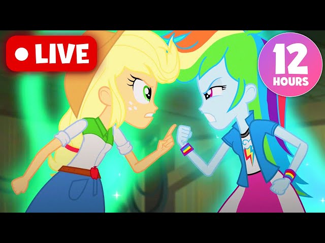 🔴 Equestria Girls Live: MOVIE NIGHT MARATHON🎥 | Full Movies Children's Cartoon