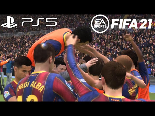 FIFA 21 PS5 | CELEBRACION DE ULTIMO MINUTO