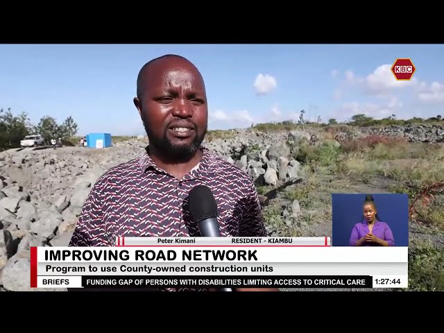 Improving road network :Road construction program launched in Kiambu