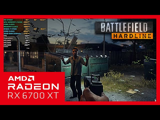 Battlefield: Hardline | RX 6700XT | Ryzen 7 5700X | 32GB RAM | 1080p 60fps