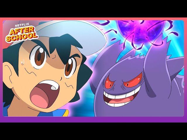 Gengar to the Max: Ash’s Prankster Pokemon Rises! 😈 Pokémon Journeys | Netflix After School