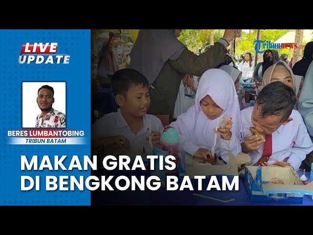 Suasana Uji Coba Program Makan Siang Bergizi Gratis di Bengkong Batam, Lakukan Kerja Sama dengan BGN